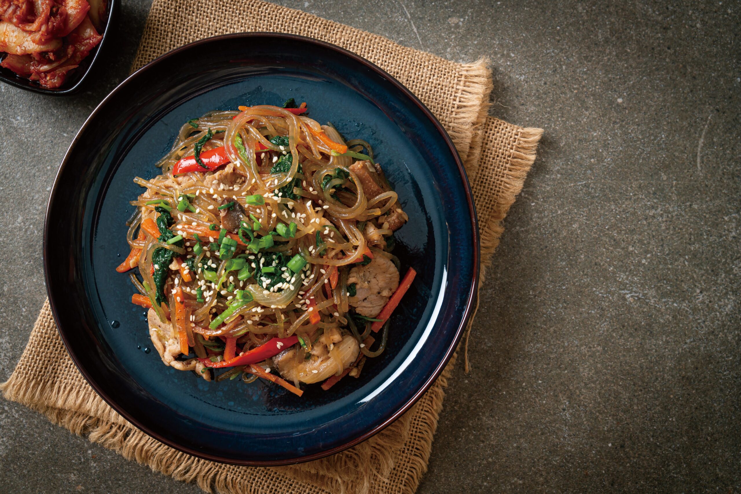 Japchae (잡채) is Korean Traditional Noodle 2023